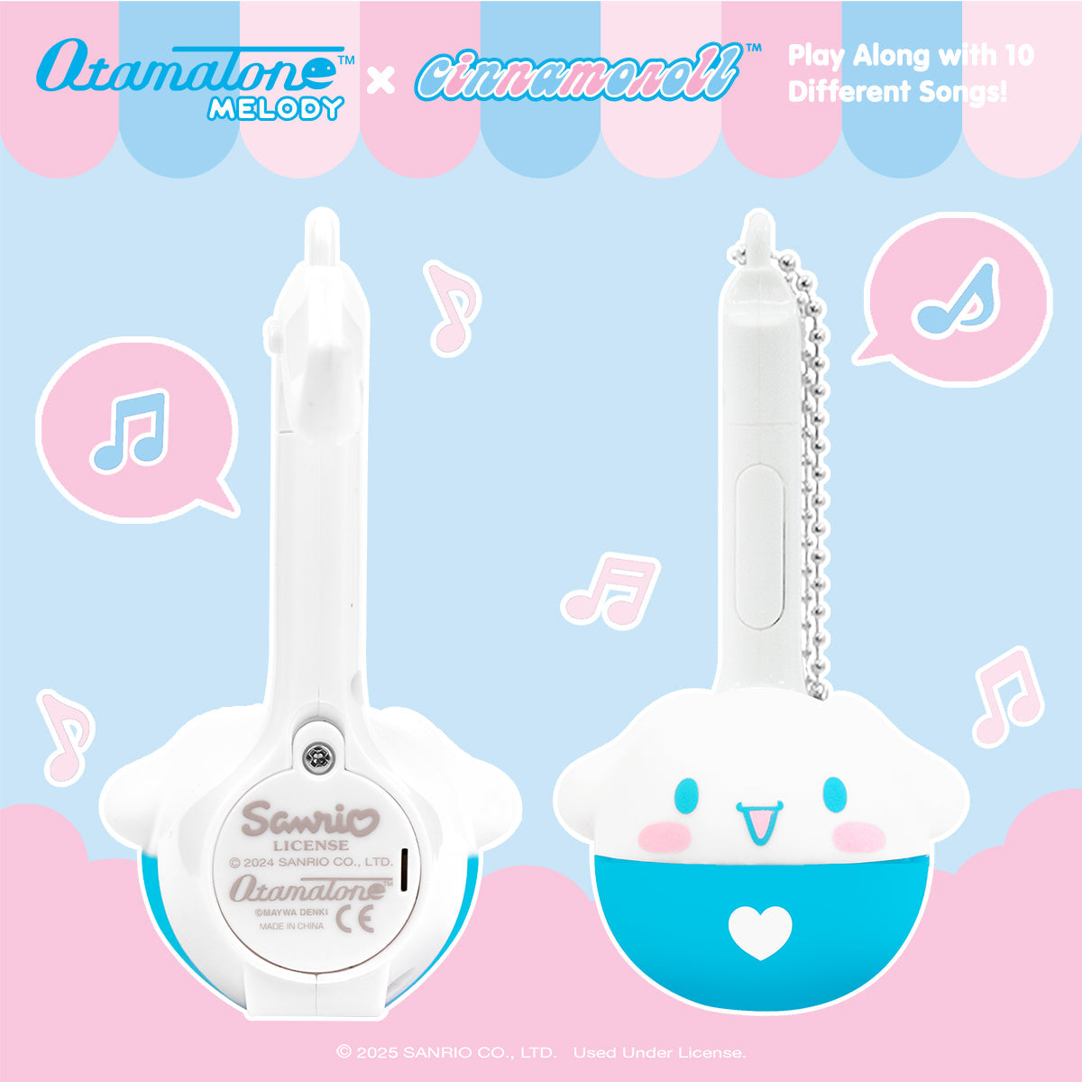 Cinnamoroll Mini Otamatone Melody Charm - 图片 3