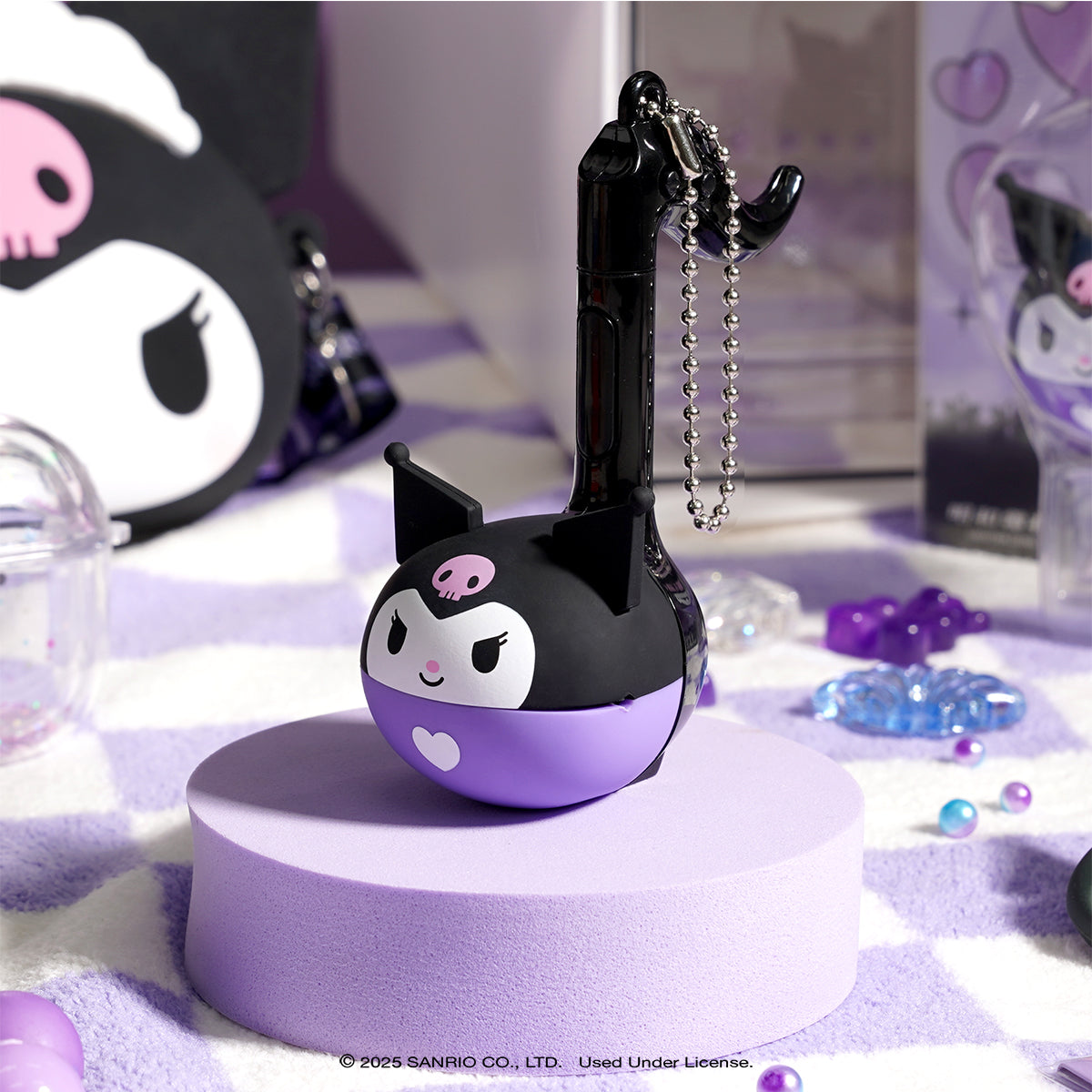 Kuromi Mini Otamatone Melody Charm - 图片 2