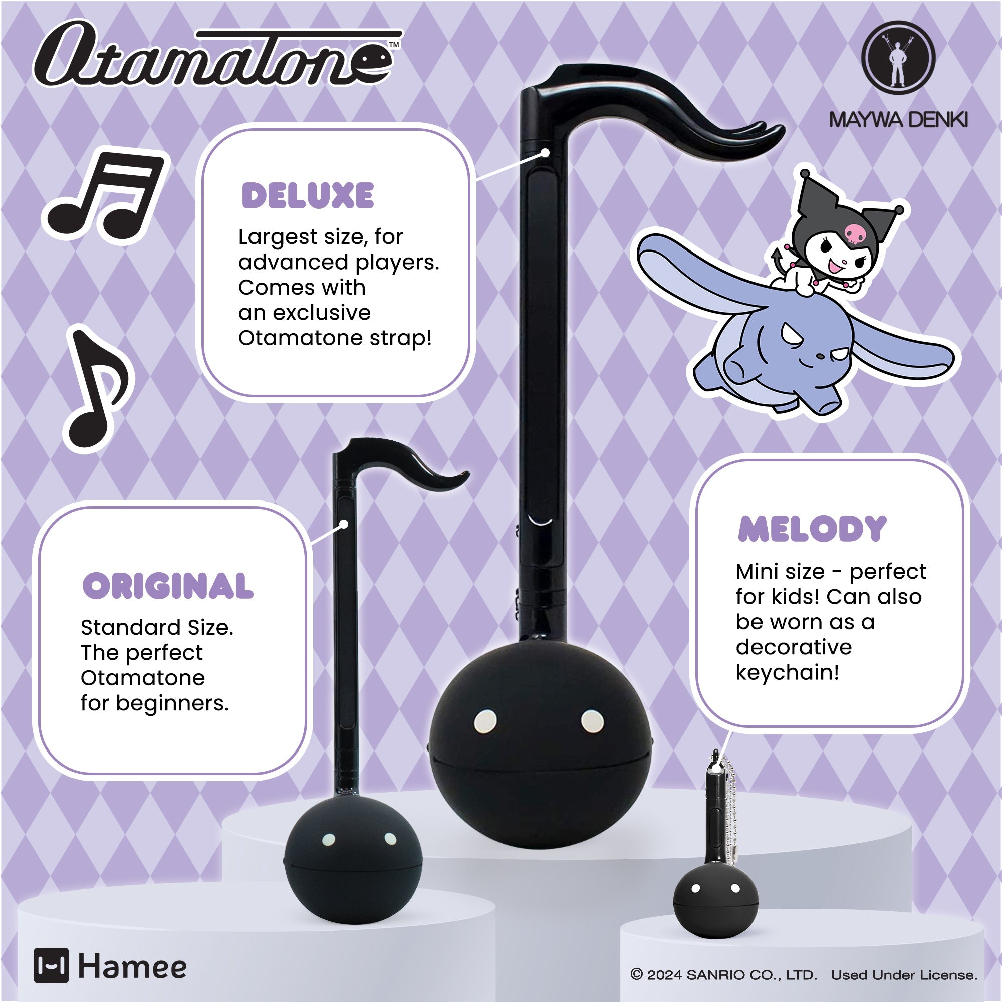 Kuromi Otamatone Musical Toy - 图片 6