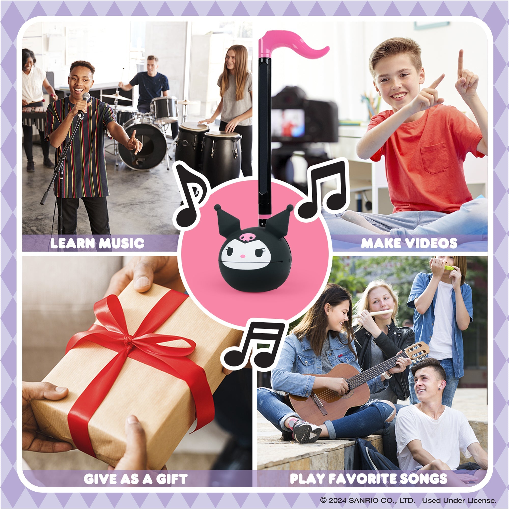 Kuromi Otamatone Musical Toy - 图片 7