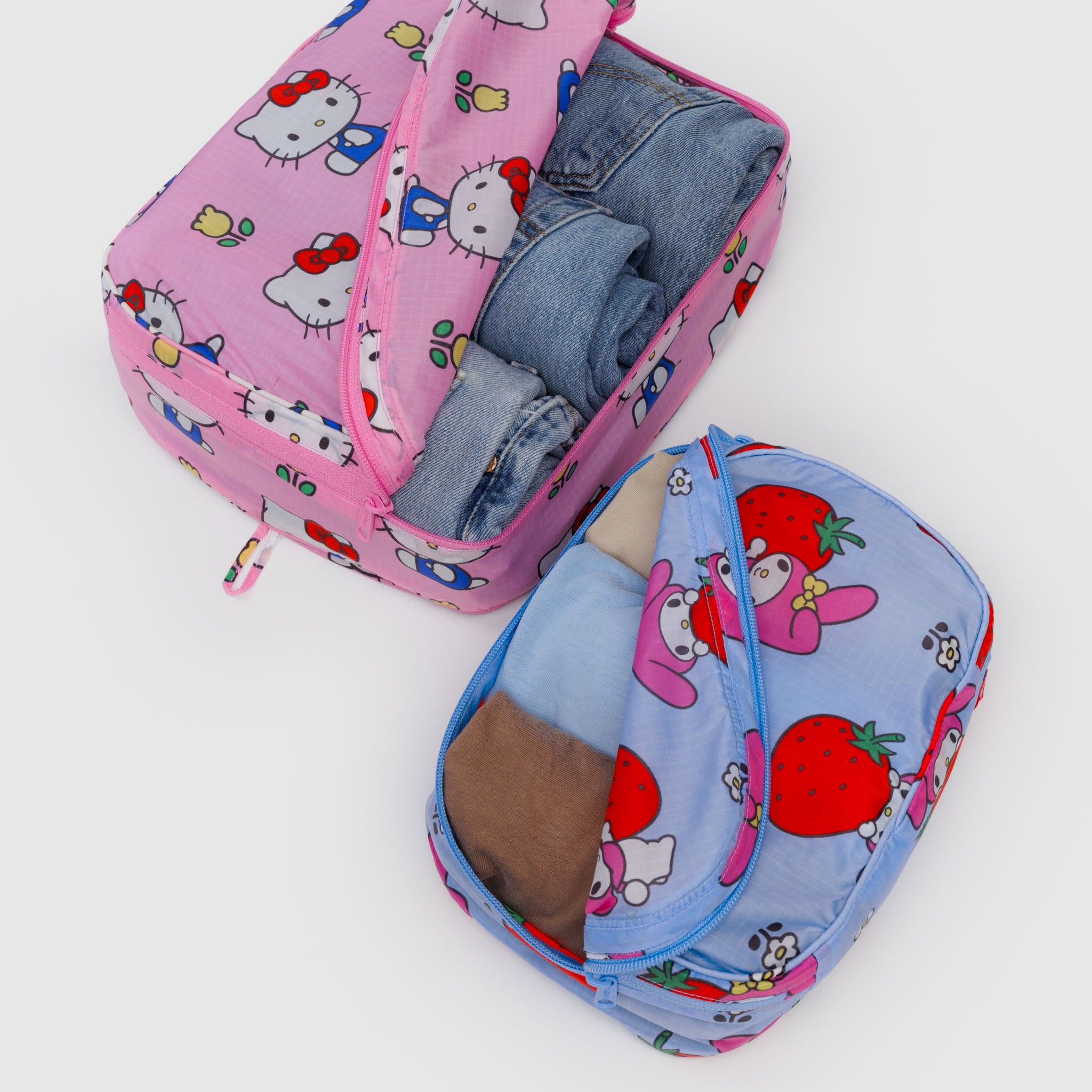 Hello Kitty and Friends x Baggu Packing Cube Set (Fruits + Florals) - 图片 2