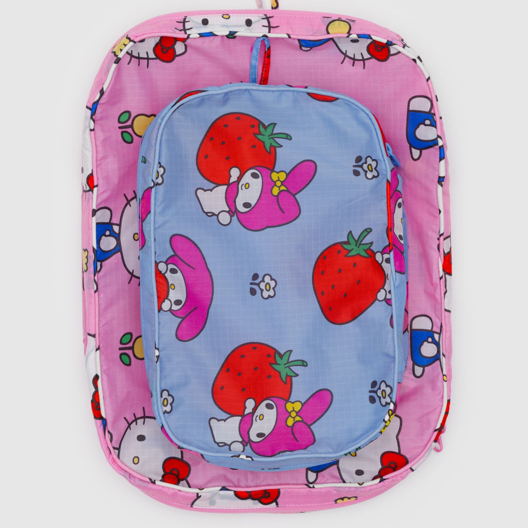 Hello Kitty and Friends x Baggu Packing Cube Set (Fruits + Florals) - 图片 3
