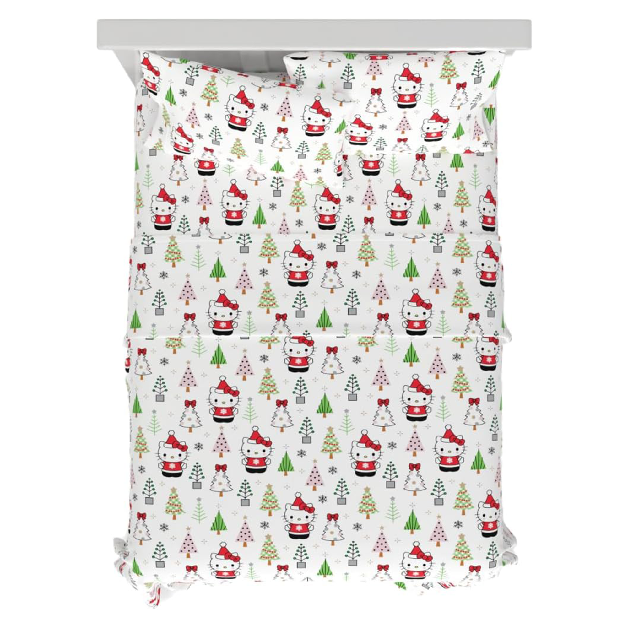 Hello Kitty Holiday Cotton Flannel Sheet Set - 图片 9