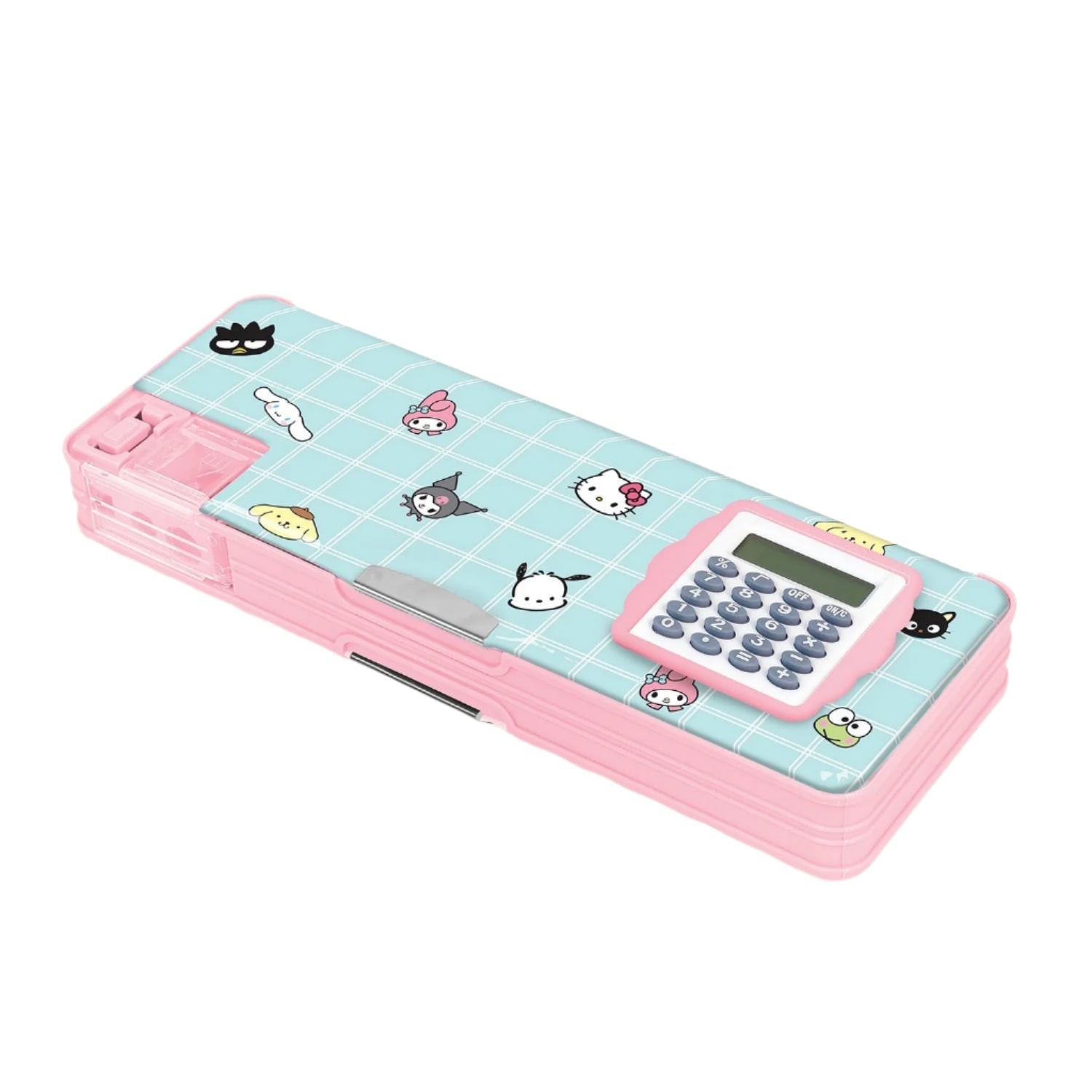 Hello Kitty and Friends x Studio Oh! Blue Grid Pencil Case