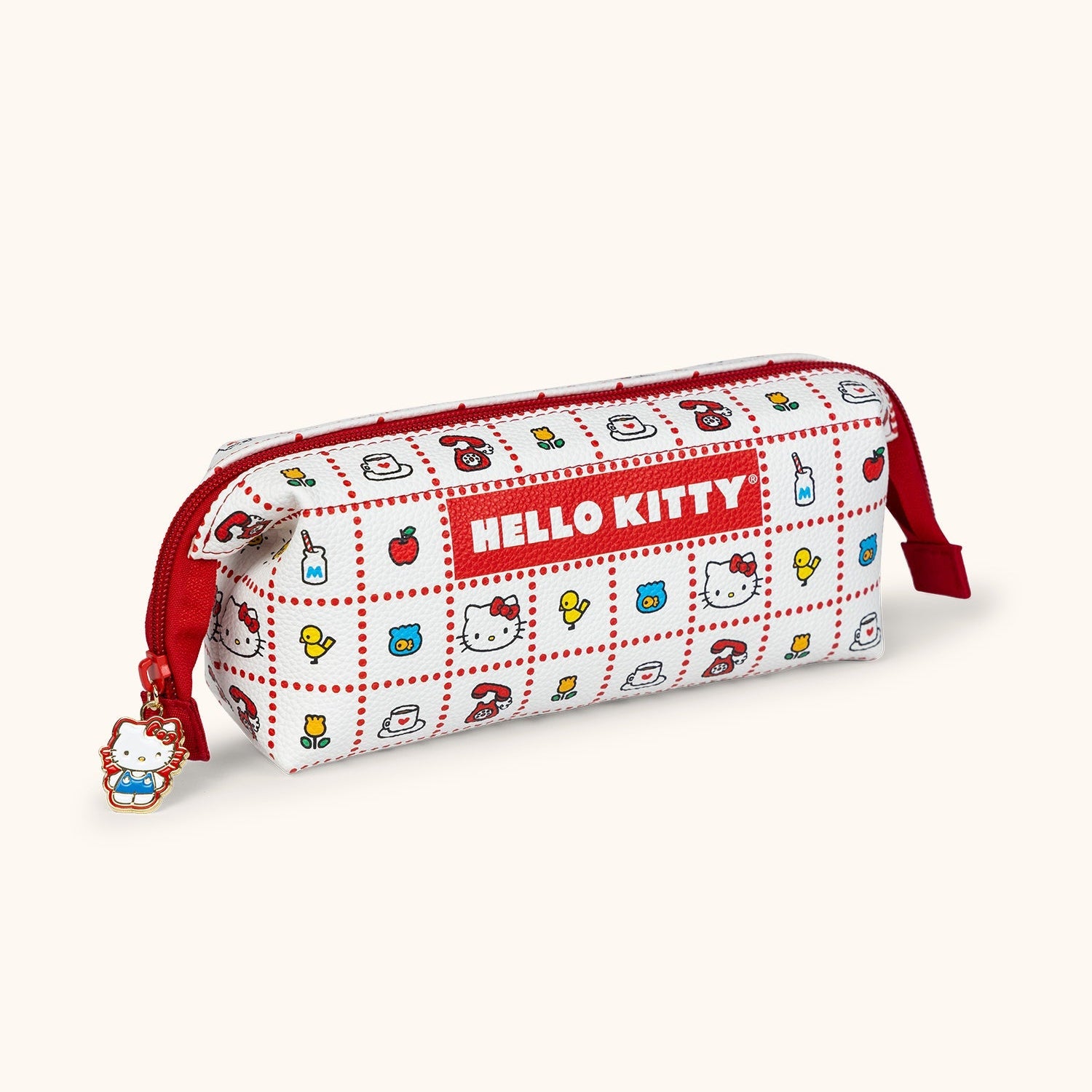 Hello Kitty x Studio Oh! Retro Red Mini Loaf Pencil Pouch - 图片 5