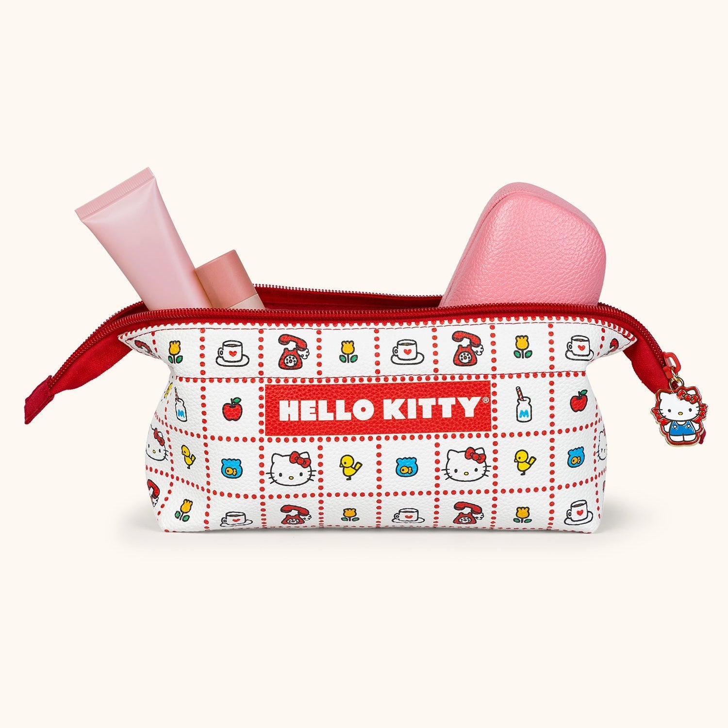 Hello Kitty x Studio Oh! Retro Red Mini Loaf Pencil Pouch - 图片 4