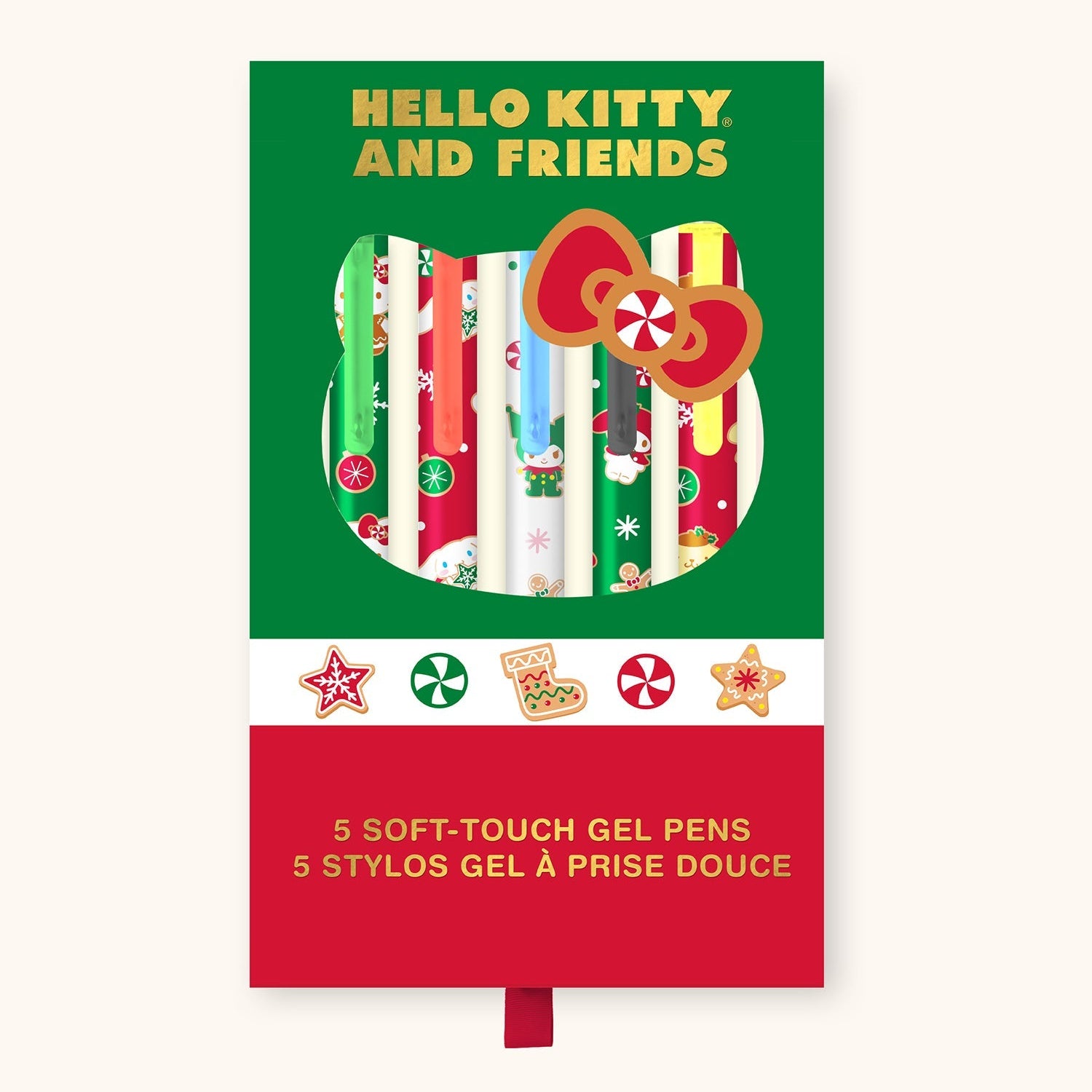 Hello Kitty and Friends x Studio Oh! Holiday Fun Soft-Touch Gel Pen Set