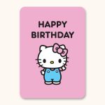 Hello Kitty x Studio Oh! Classic Pink Happy Birthday Deluxe Greeting Card