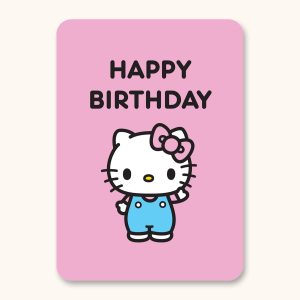 Hello Kitty x Studio Oh! Classic Pink Happy Birthday Deluxe Greeting Card