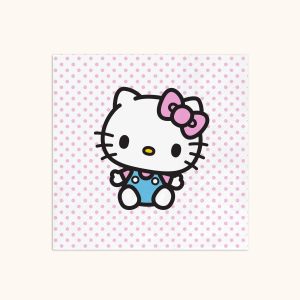 Hello Kitty x Studio Oh! Classic Pink Beverage Napkins