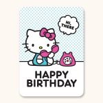 Hello Kitty x Studio Oh! Telephone Blue Happy Birthday Deluxe Greeting Card