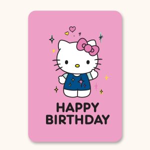 Hello Kitty x Studio Oh! Retro Wave Happy Birthday Deluxe Greeting Card