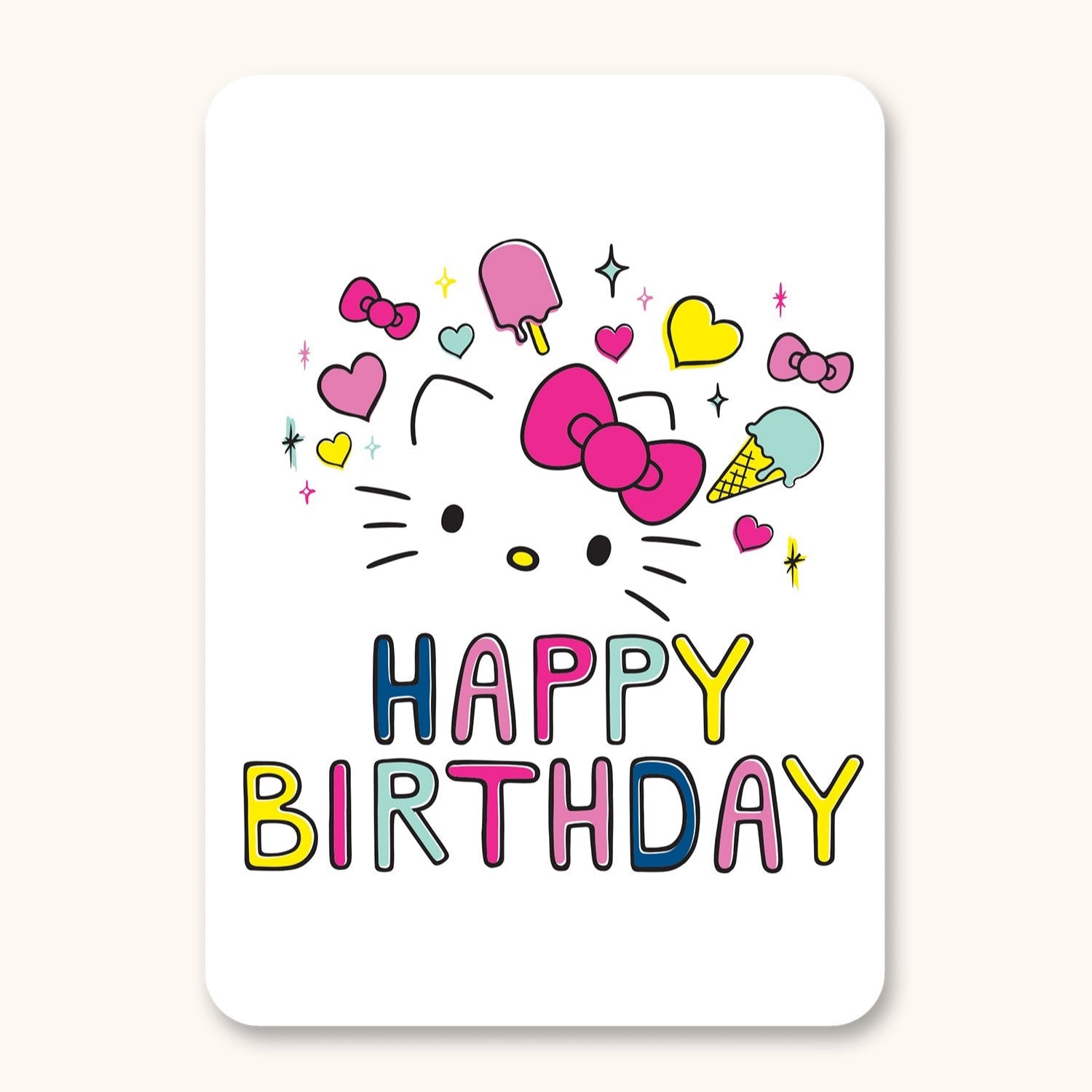 Hello Kitty x Studio Oh! Retro Icons Happy Birthday Deluxe Greeting Card