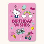 Hello Kitty x Studio Oh! Retro Rainbow Happy Birthday Deluxe Greeting Card