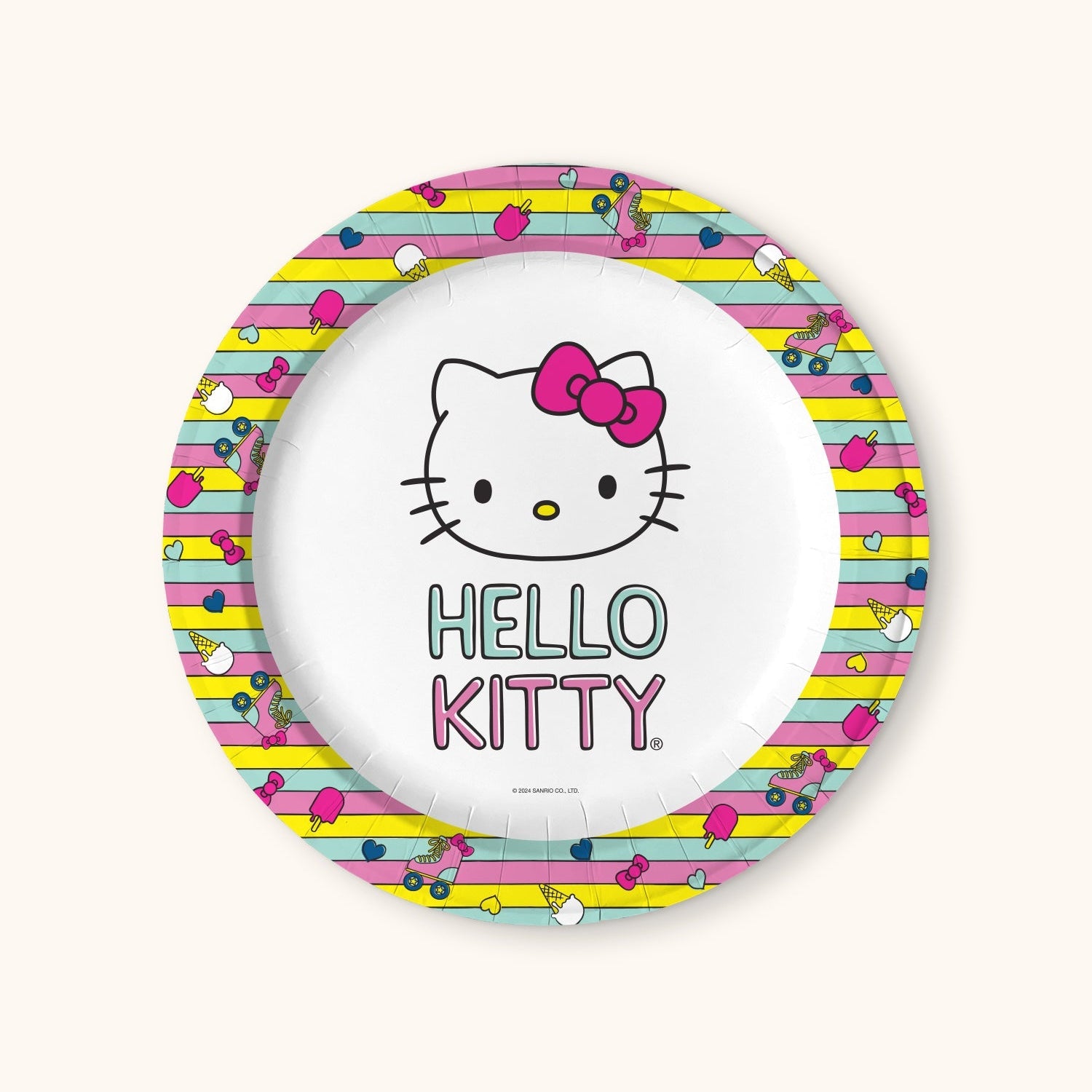 Hello Kitty x Studio Oh! Retro Rainbow Dessert Plates