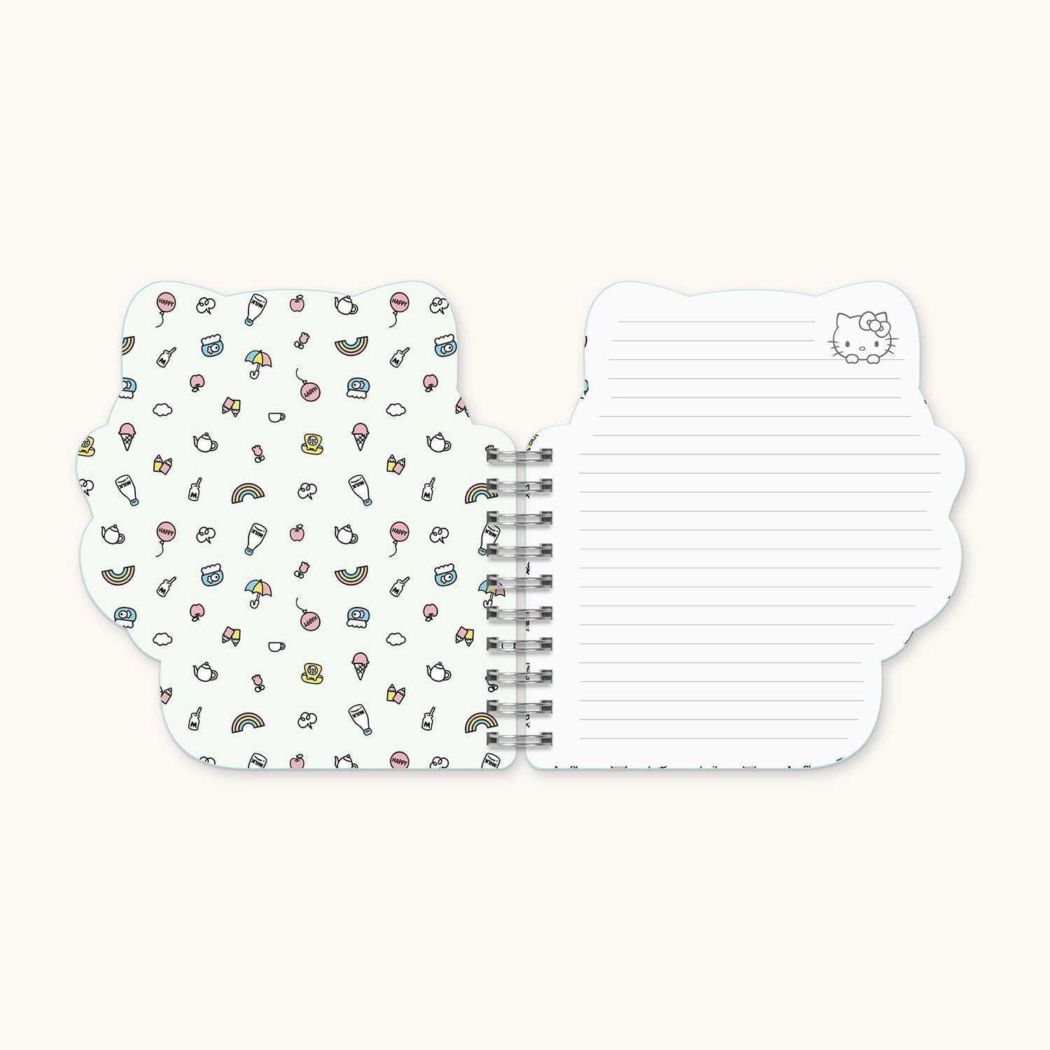 Hello Kitty x Studio Oh! Classic Blue Die-Cut Notebook - 图片 2