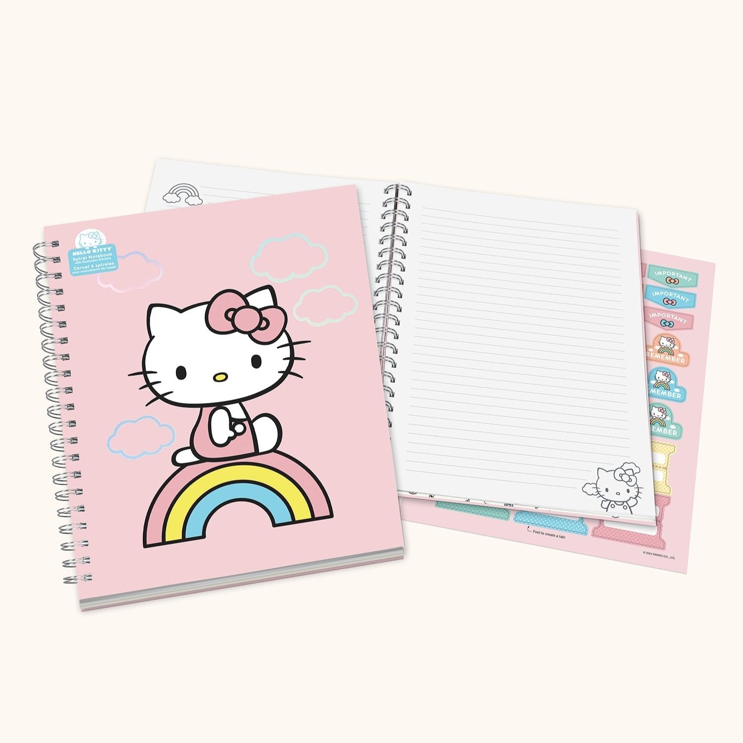 Hello Kitty x Studio Oh! Classic Pink Extra-Large Spiral Notebook - 图片 4