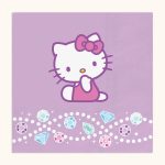 Hello Kitty x Studio Oh! Bejeweled Luncheon Napkins