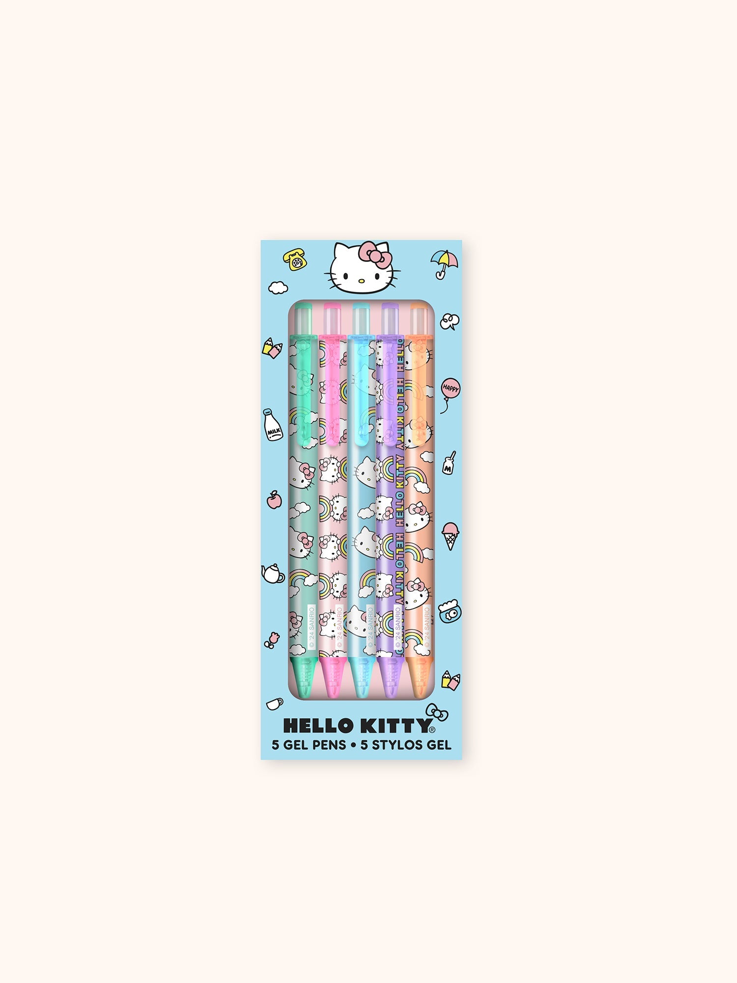 Hello Kitty x Studio Oh! Classic Blue Gel Pens - 图片 2