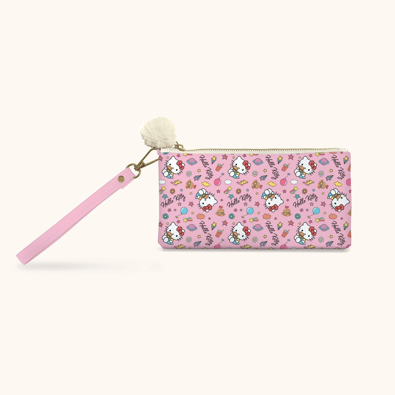Hello Kitty and Friends x Studio Oh! College Letters Pink Pencil Pouch