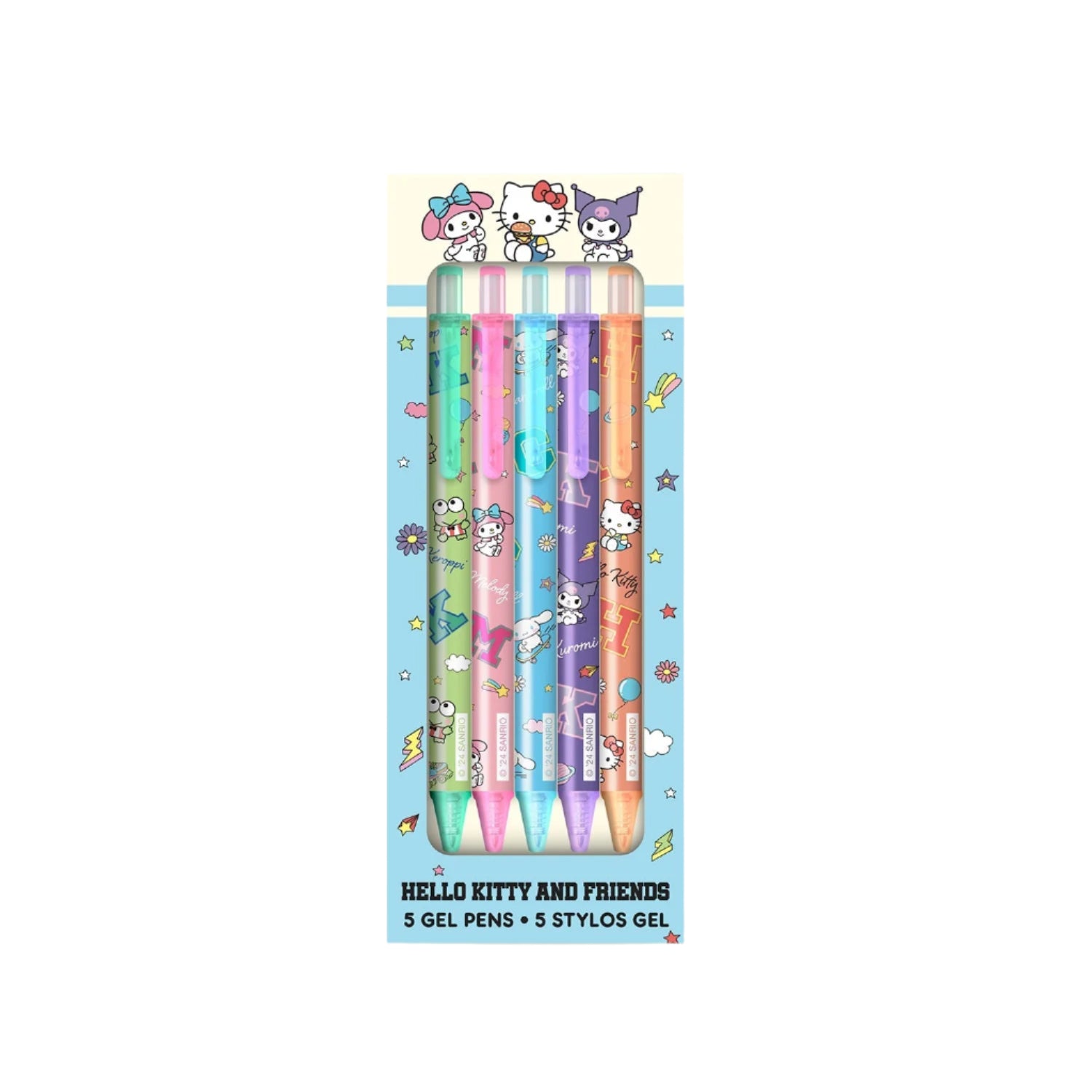 Hello Kitty and Friends x Studio Oh! College Letters Gel Pens