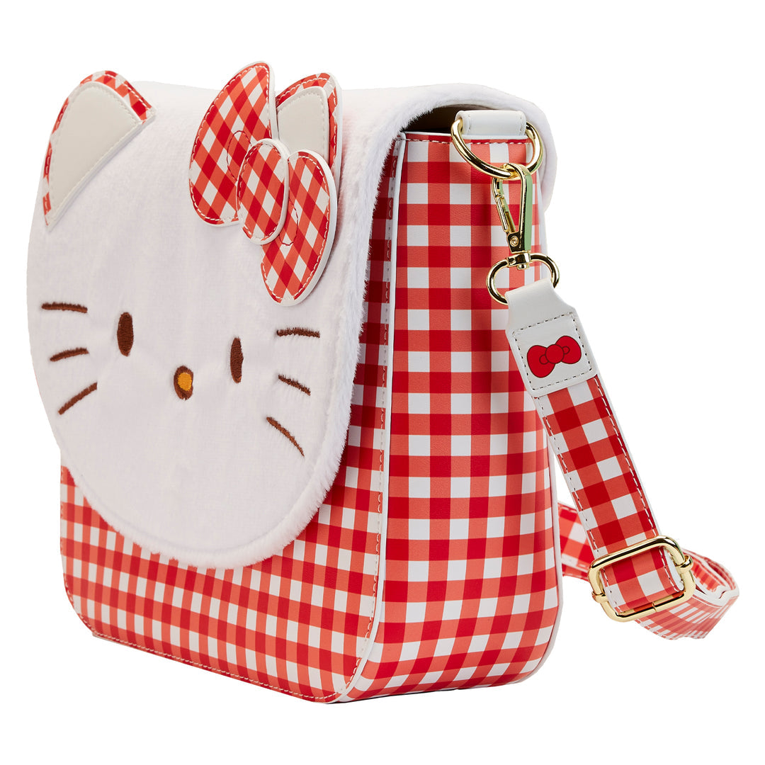 Hello Kitty x Loungefly Gingham Crossbody Bag - 图片 3