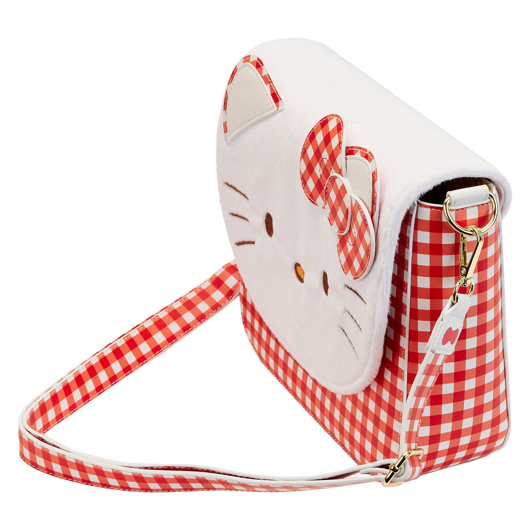 Hello Kitty x Loungefly Gingham Crossbody Bag - 图片 4