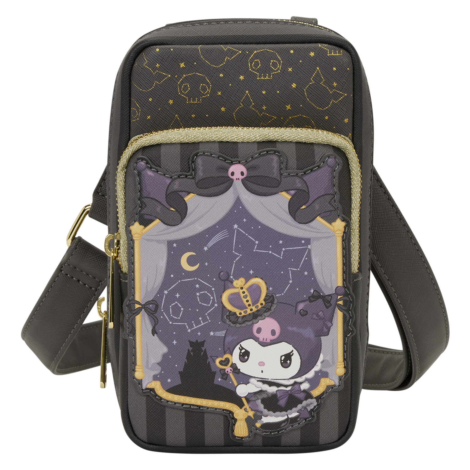 Kuromi x Loungefly 20th Anniversary Crossbody Phone Bag
