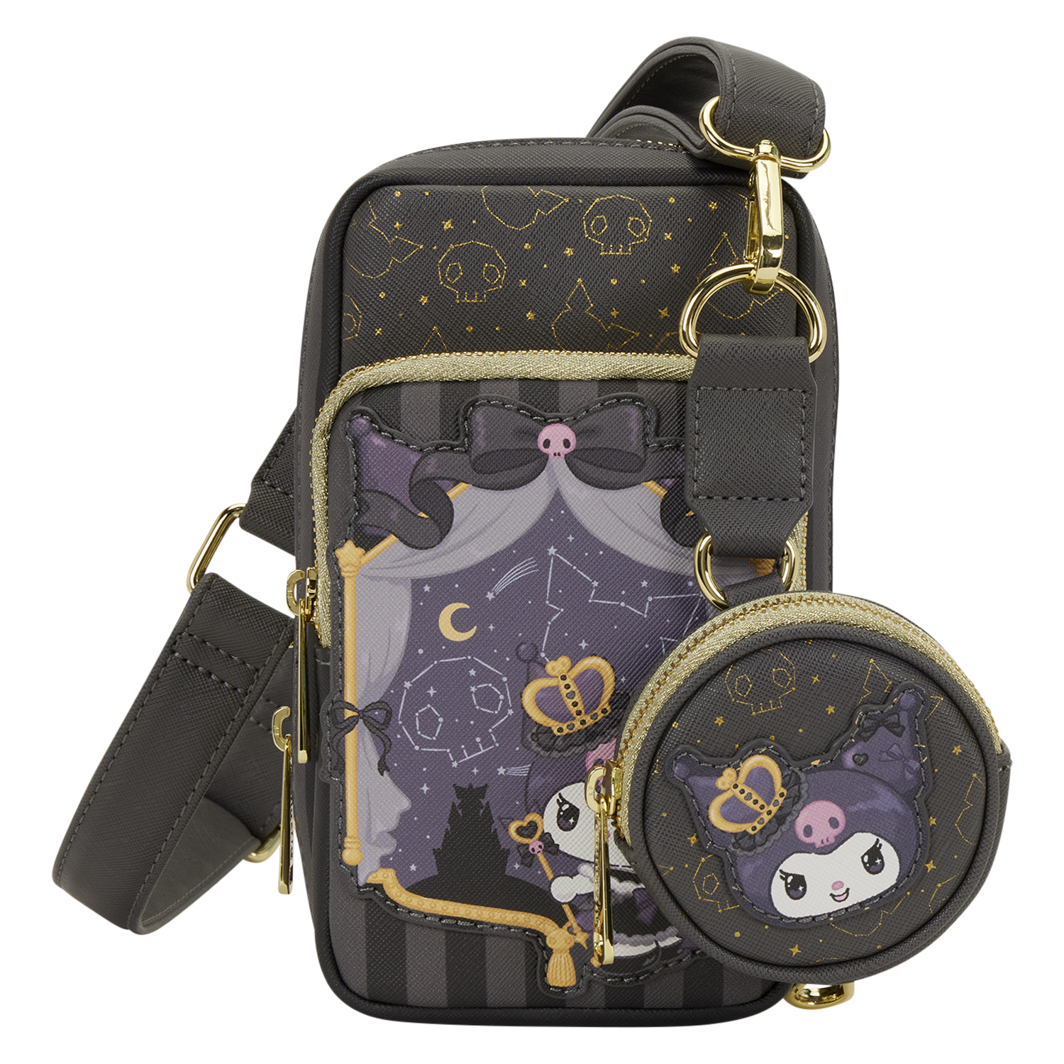 Kuromi x Loungefly 20th Anniversary Crossbody Phone Bag - 图片 6