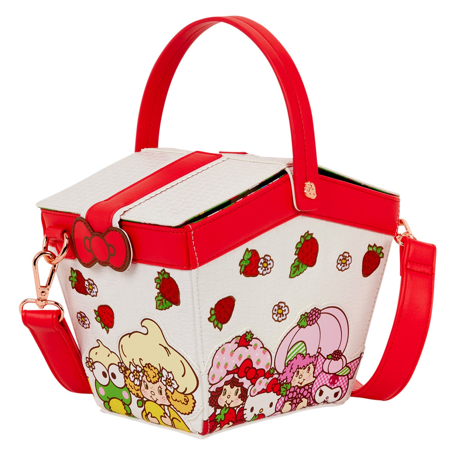 Hello Kitty and Friends x Loungefly Strawberry Shortcake Figural Crossbody Bag