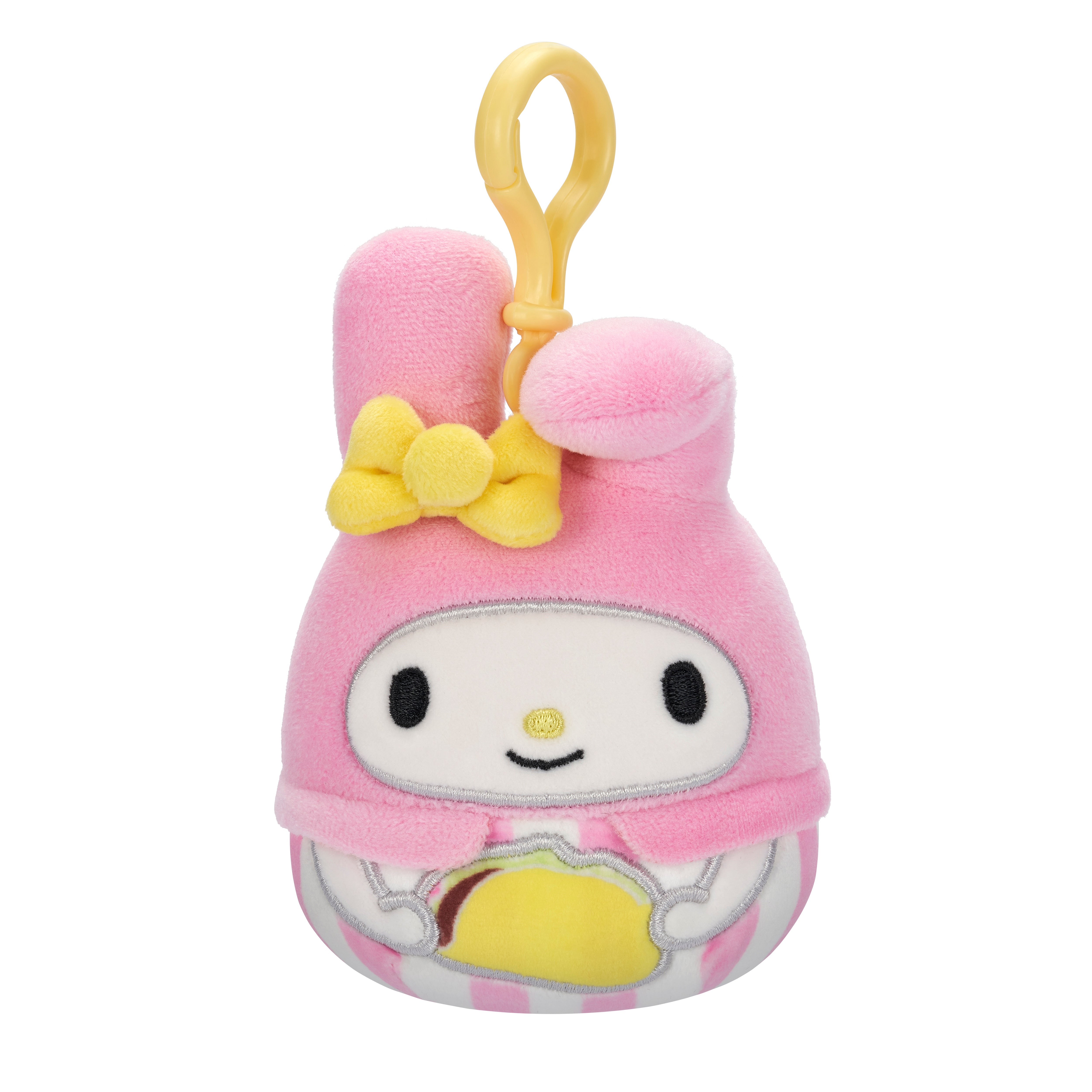 My Melody Squishmallow Plush Mascot Clip (Taco)