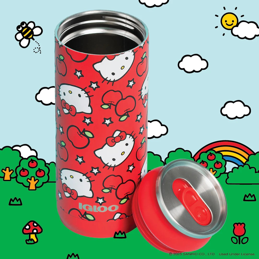 Hello Kitty x Igloo Apples 16oz Stainless Steel Can (Red) - 图片 2