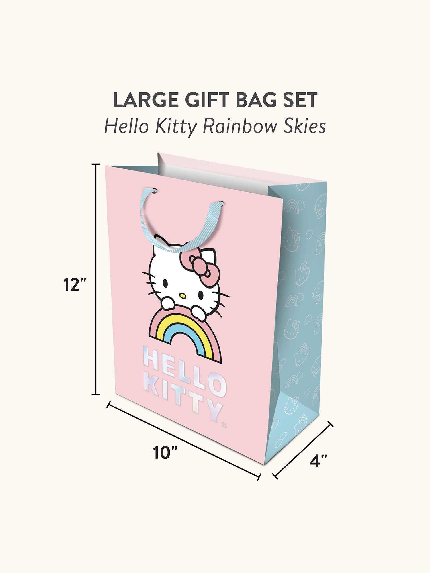 Hello Kitty x Studio Oh! Rainbow Skies Gift Bag Set (Large) - 图片 2