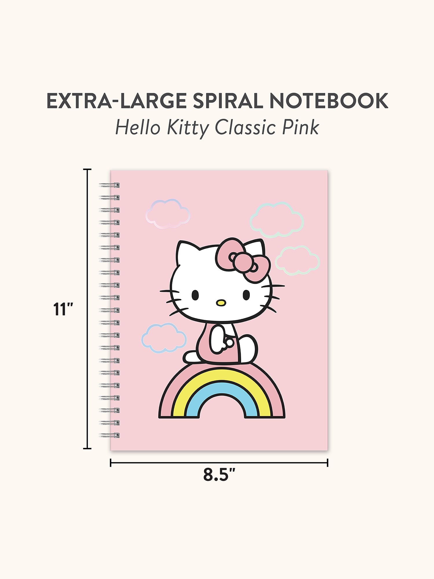 Hello Kitty x Studio Oh! Classic Pink Extra-Large Spiral Notebook - 图片 7