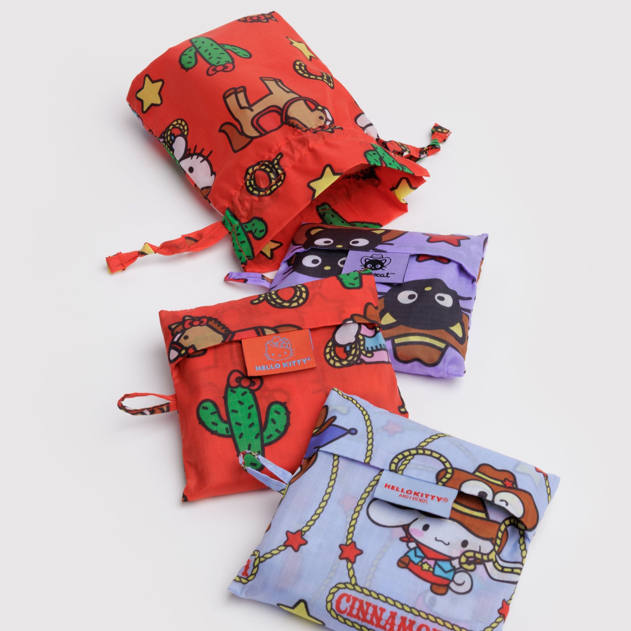 Hello Kitty and Friends x Baggu Standard Bags 3-pc Set (Western)