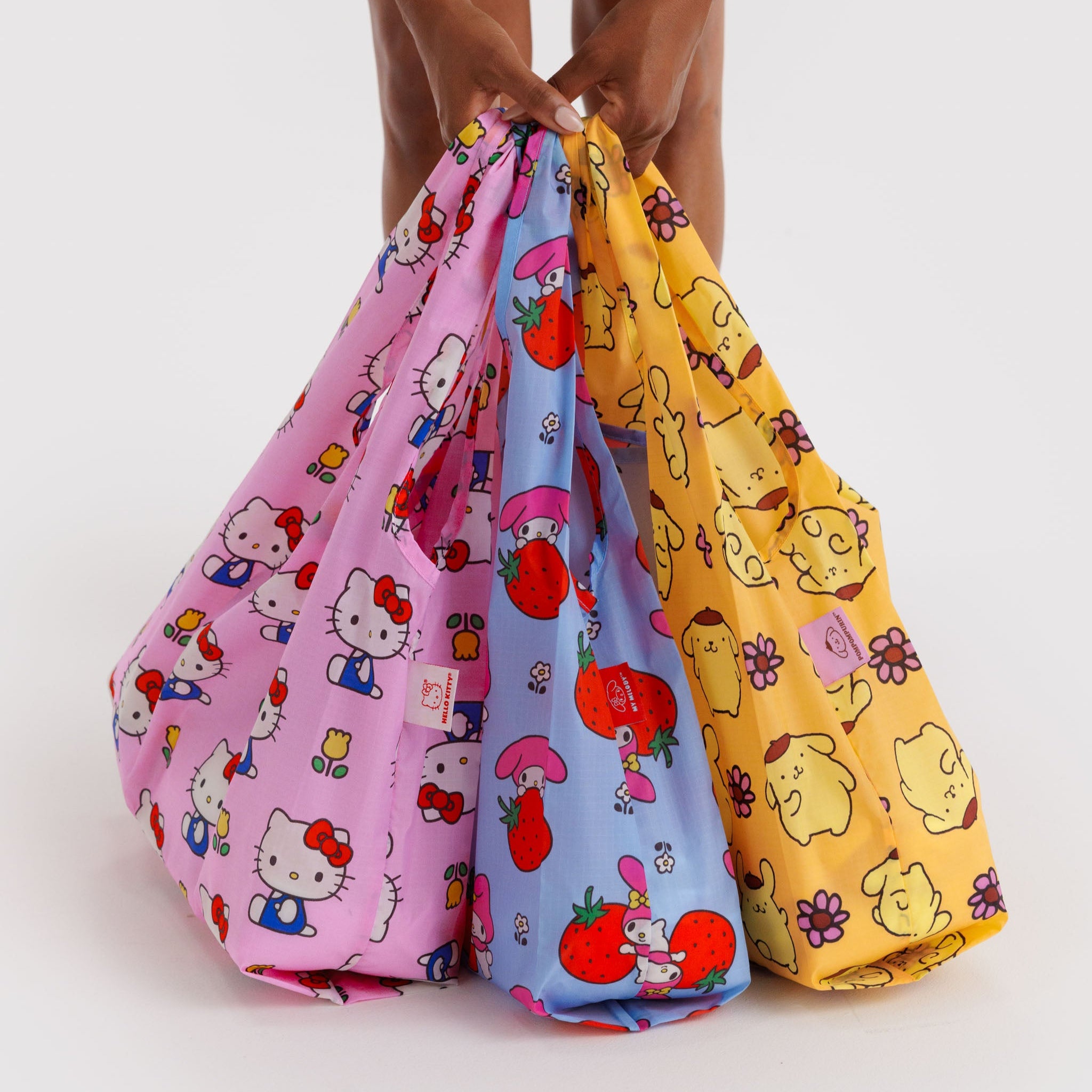 Hello Kitty and Friends x Baggu Standard Bags 3-pc Set (Fruits + Florals) - 图片 2
