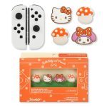 Hello Kitty and Friends Mushroom Nintendo Switch Grip Caps (Hello Kitty + My Melody)