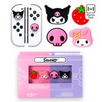 Hello Kitty and Friends Nintendo Switch Grip Caps (Kuromi + My Melody)
