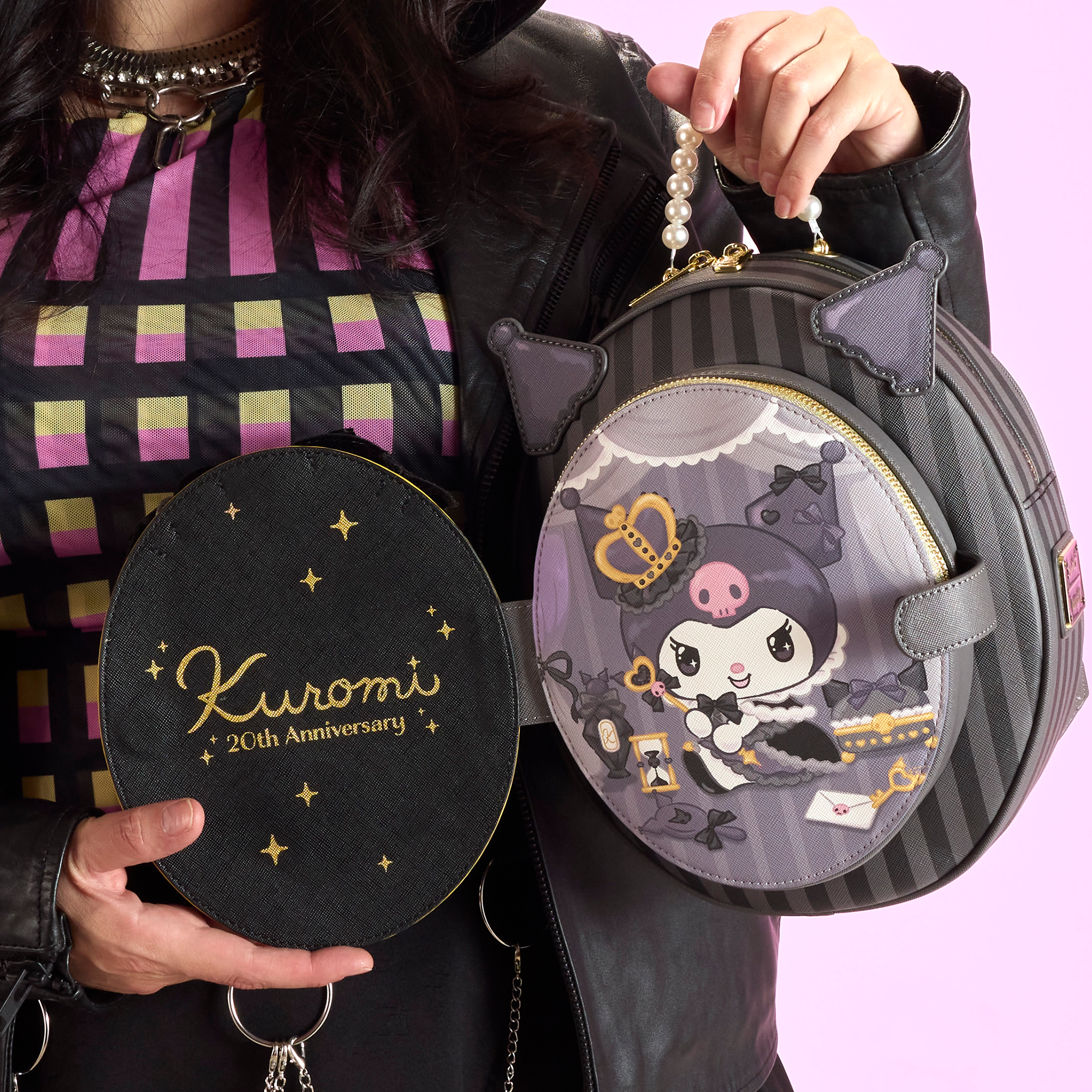 Kuromi x Loungefly 20th Anniversary Mini Backpack - 图片 2