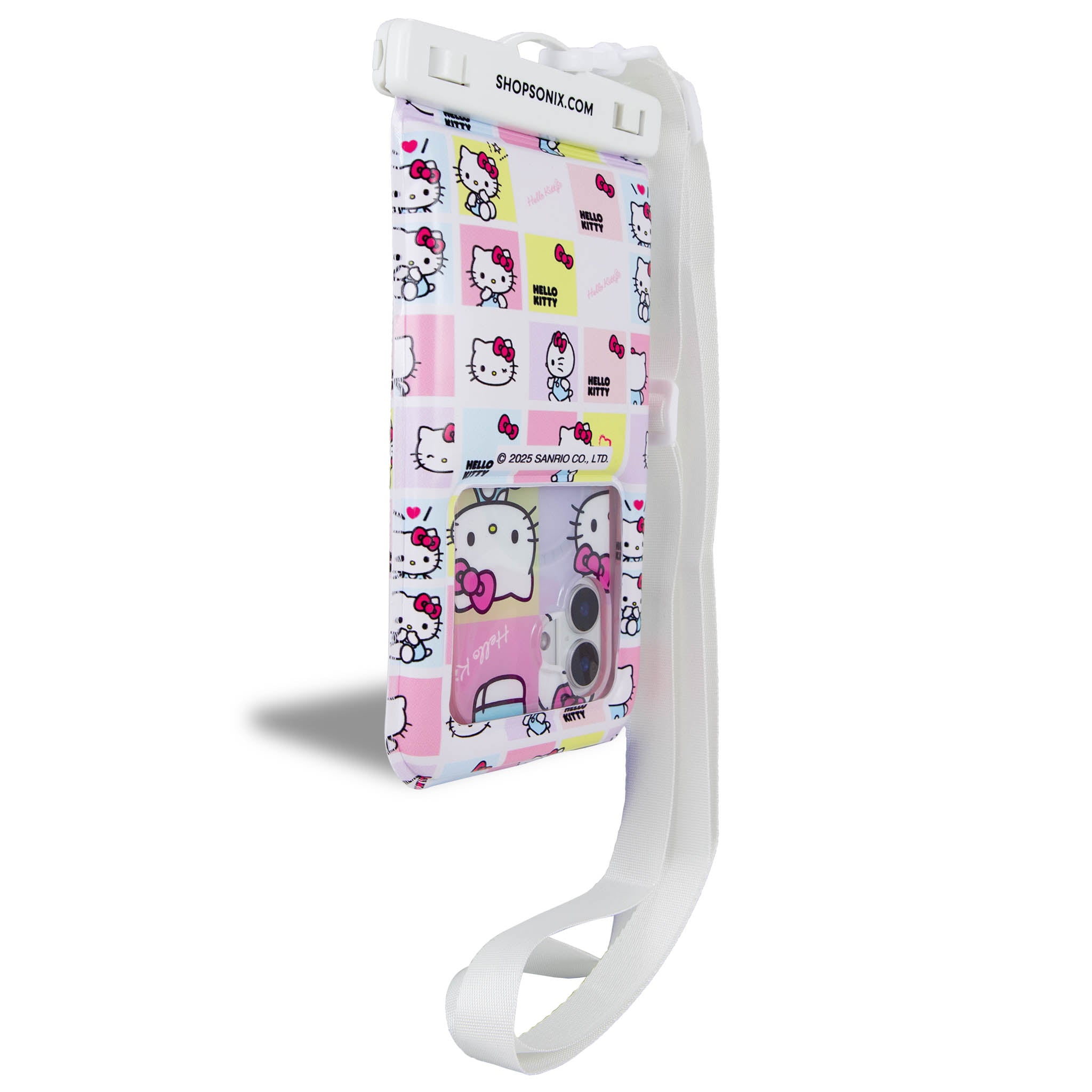 Hello Kitty x Sonix Waterproof Phone Pouch (Grid) - 图片 5