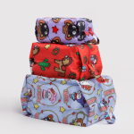 Hello Kitty and Friends x Baggu 3-pc Zipper Pouch Set (Western)