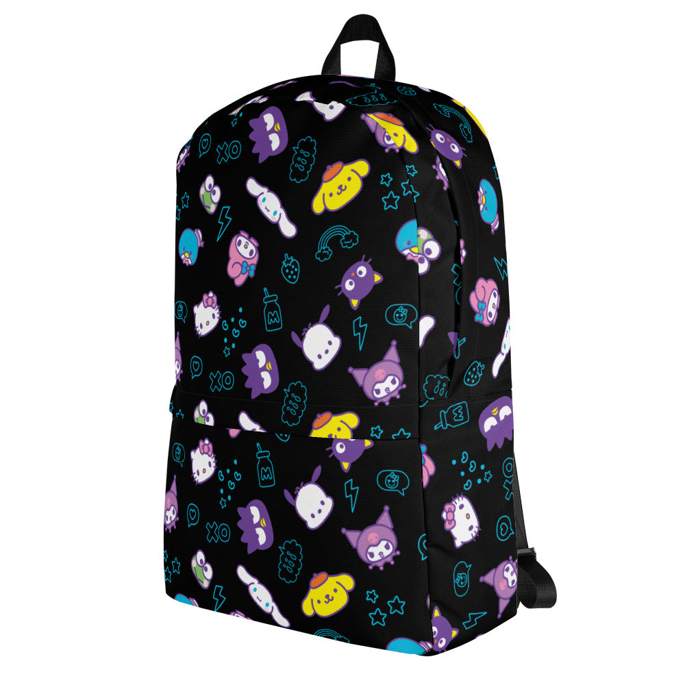 Hello Kitty and Friends Electric Doodle All-over Print Backpack - 图片 3