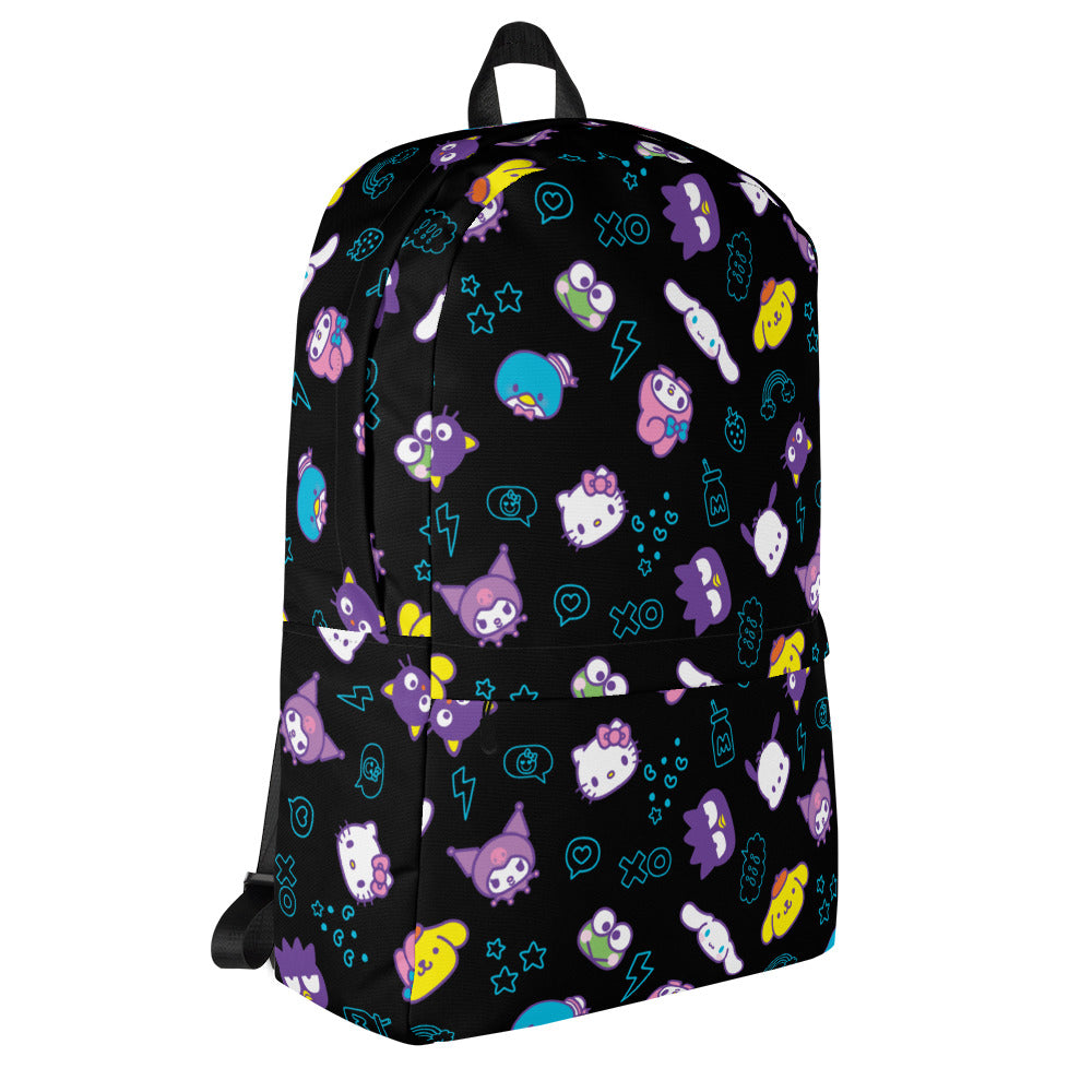 Hello Kitty and Friends Electric Doodle All-over Print Backpack - 图片 4