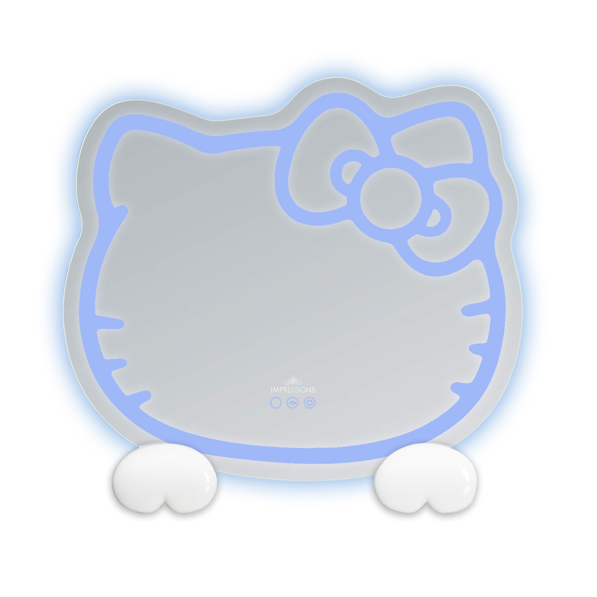 Hello Kitty x Impressions Vanity RGB Wall Mirror 2.0 W/ Bluetooth Speakers and Specialty Base - 图片 5