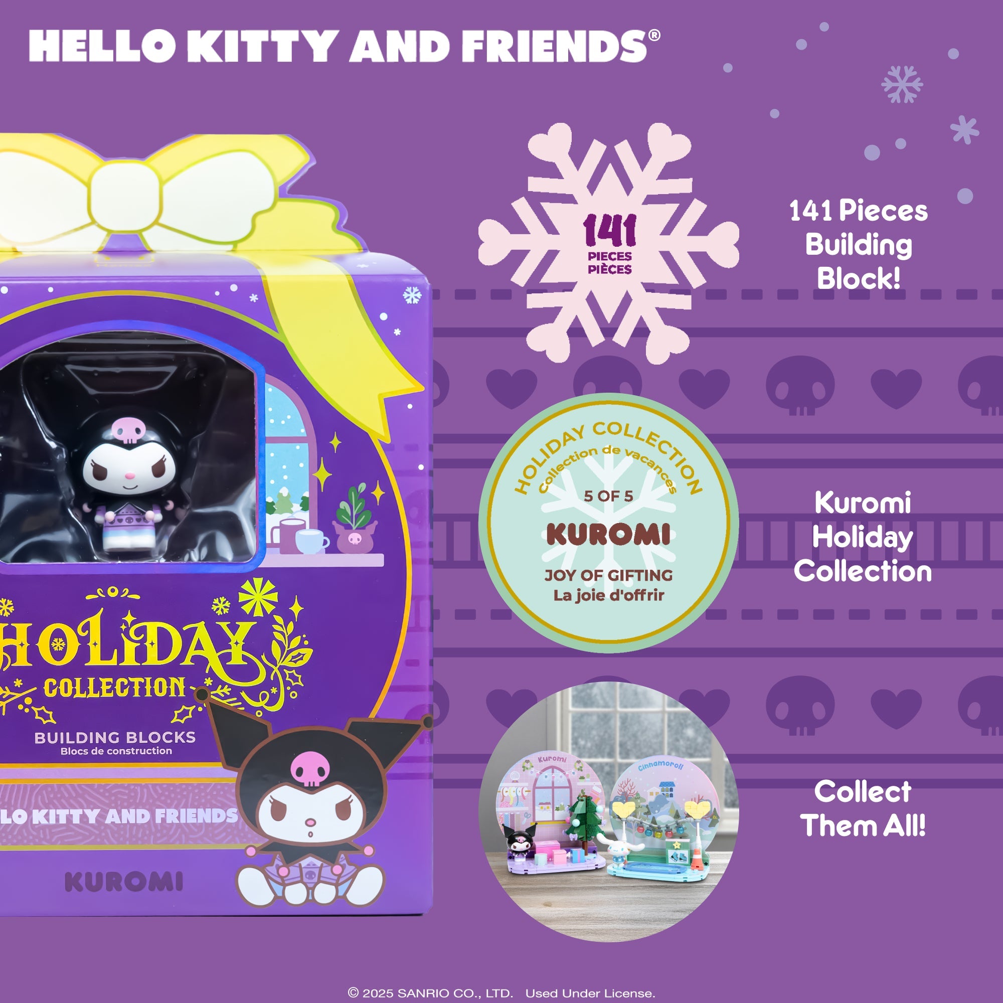 Kuromi Building Blocks Set (Holiday Collection) - 图片 2