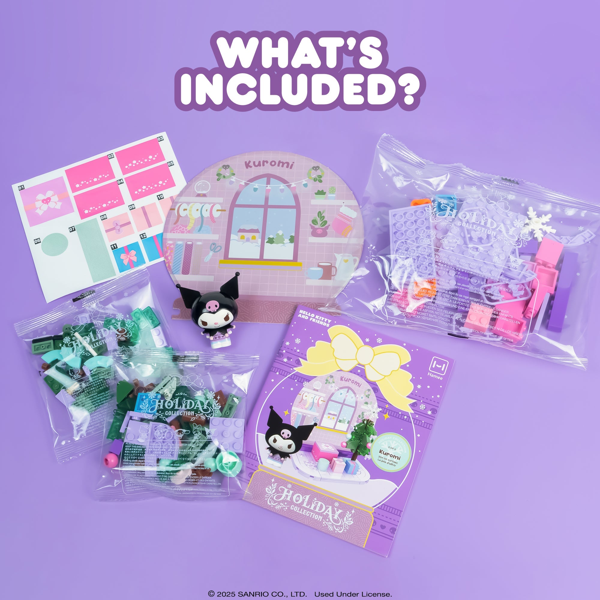 Kuromi Building Blocks Set (Holiday Collection) - 图片 4
