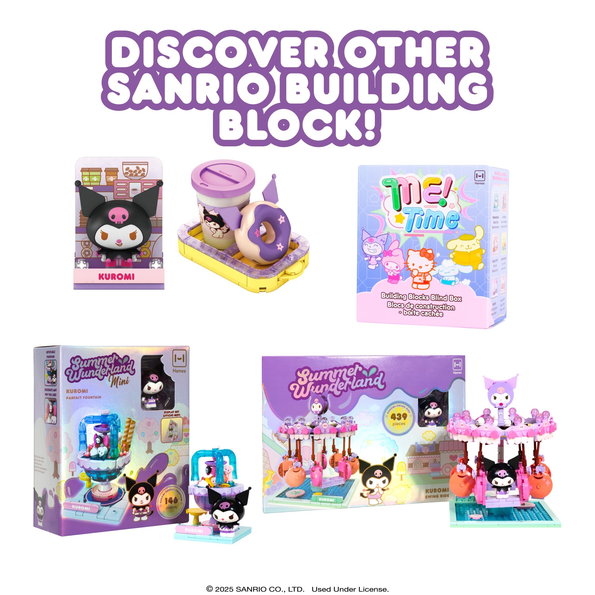 Kuromi Building Blocks Set (Holiday Collection) - 图片 7