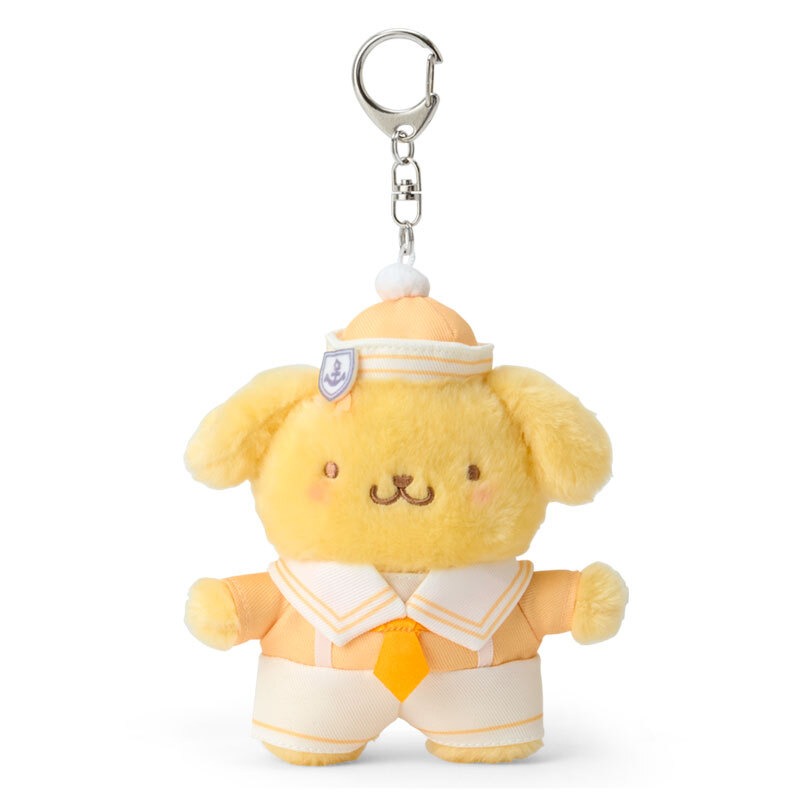 Pompompurin Plush Mascot Keychain (Sailor Series)