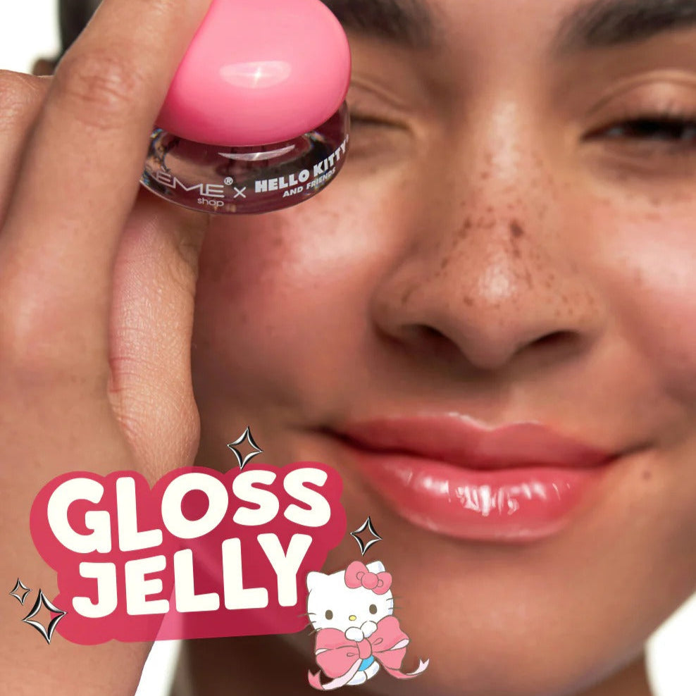 Hello Kitty x The Crème Shop Gloss Jelly Tinted Peptide Lip Glaze (Berry Cherry) - 图片 3
