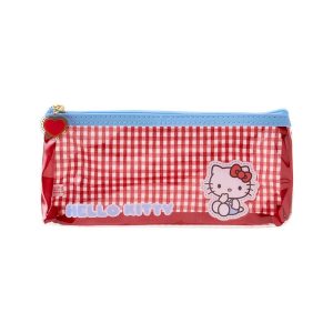Hello Kitty Gingham Pencil Pouch